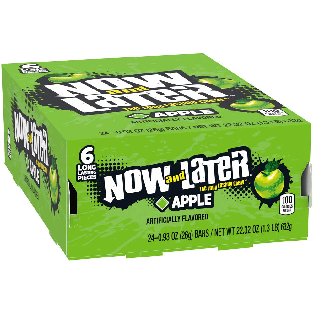 Amazon.com : Now and Later Original Taffy Chews Candy, 0.93 Bar